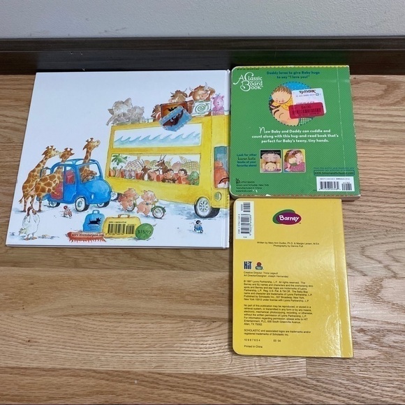 Children’s Hardcover Book Bundle Barney Daddy Lot - Picture 3 of 3